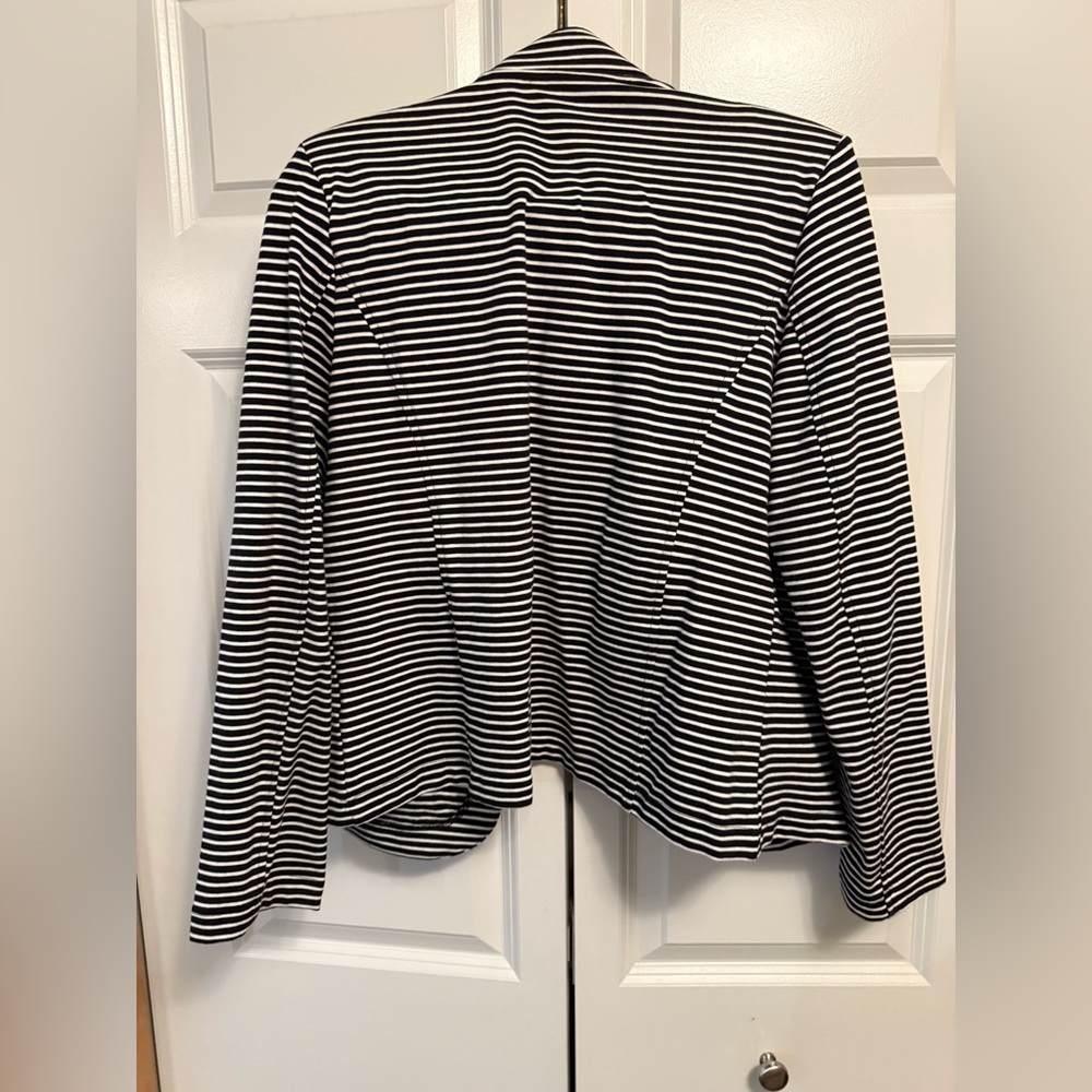 Tommy Hilfiger Black and White Striped Blazer NWOT - Picture 4 of 4